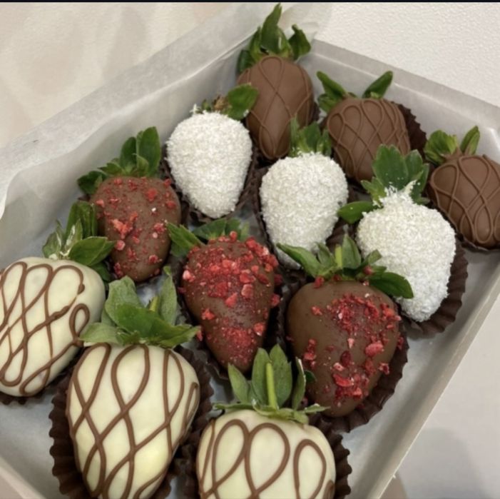 клубника в шоколаде