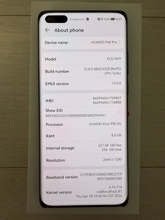 Huawei P40 Pro 8GB