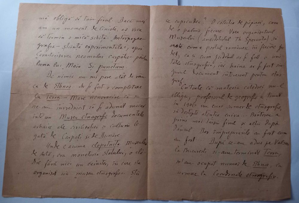 Scrisoare adresata profesorului Al. Radulescu