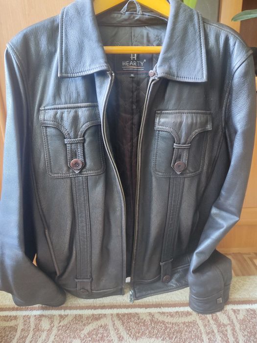 Куртка кожаная мужская