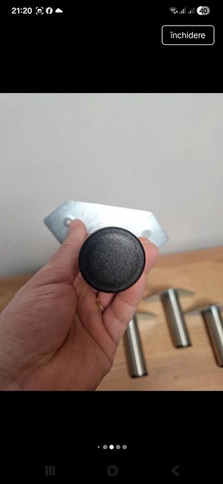 Picioare din oțel inoxidabil