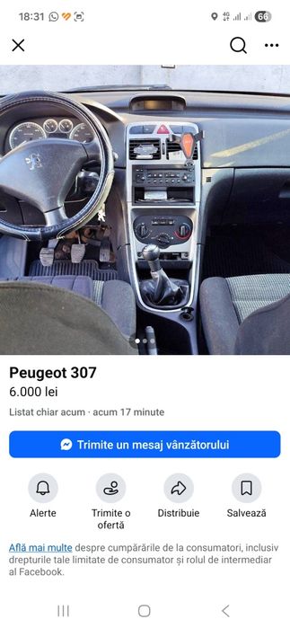 Peugeot 307 an 2004