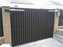 Откатные ворота.