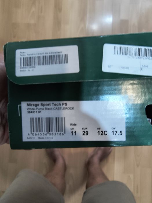 Adidași băieți Puma in stare foarte buna ,m.29 .Preț 80 lei
