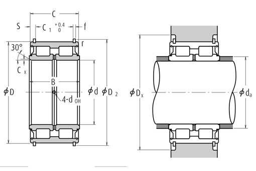 Подшипник NSK NU204ET