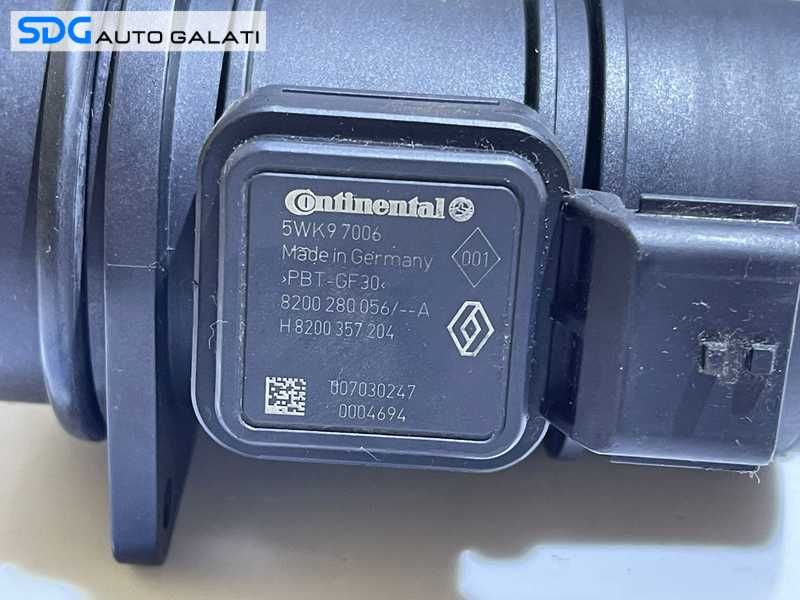 Senzor Debitmetru Aer Dacia Logan 1.5 DCI 2004 - 2012 Cod 8200357204 1658000QAD 5WK97006 5WK97006Z 8200280056 H8200357204 [B3513]