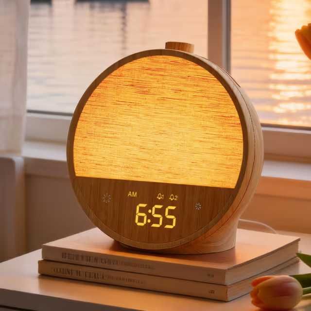 set 2 ceasuri deșteptător led boxa