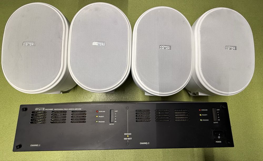 Vand amplificator si boxe Apart