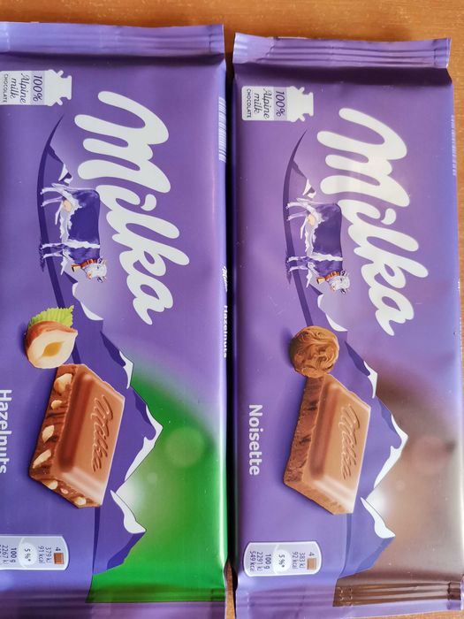 Дъвки Орбит Orbit, шоколад Милка Milka