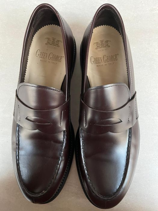 Mocasini Green George bordeaux/maro