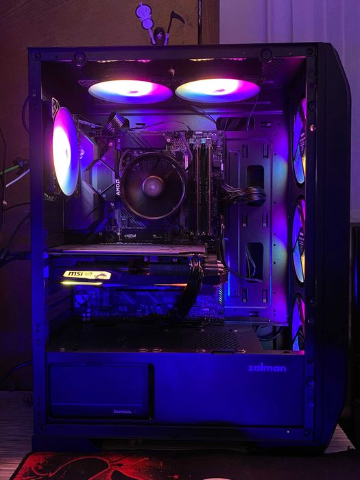 Жуда Кучли Компютер Ryzen 5 / RTX 2060 / 500GB NVME / 27 200ГЦ