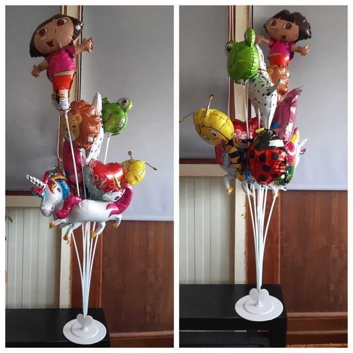 Балони фолиеви надути с въздух, на пръчка