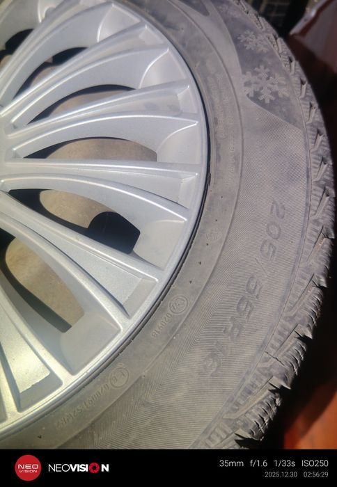 Roti de iarna 205x55r16 cu jante de oțel 4x108