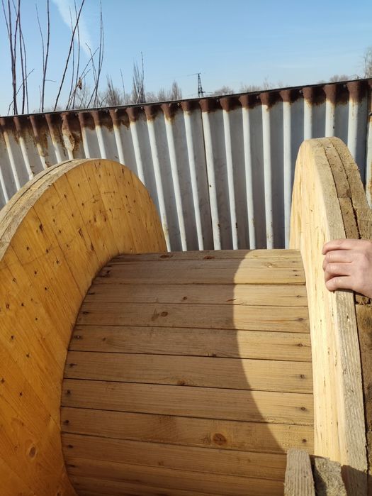 Барабан деревянный