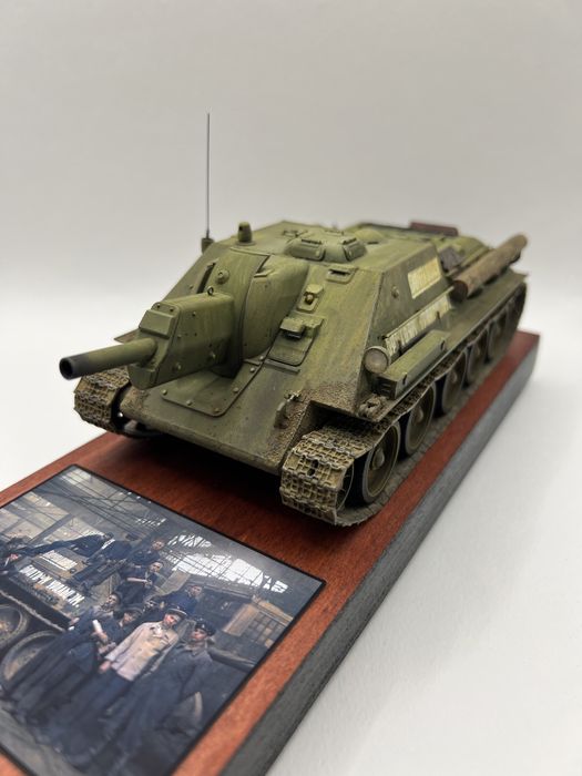 Готова модель САУ Су-122 Масштаб 1/35.