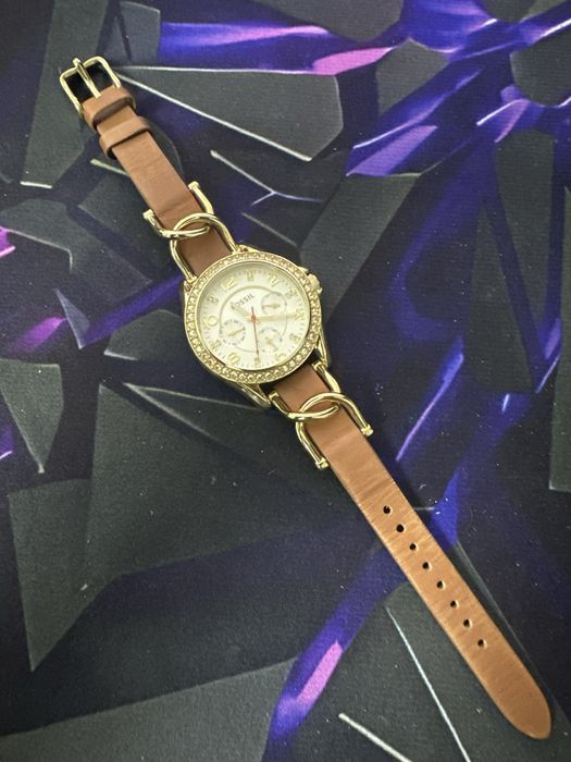 ceas fossil riley dama  curea piele