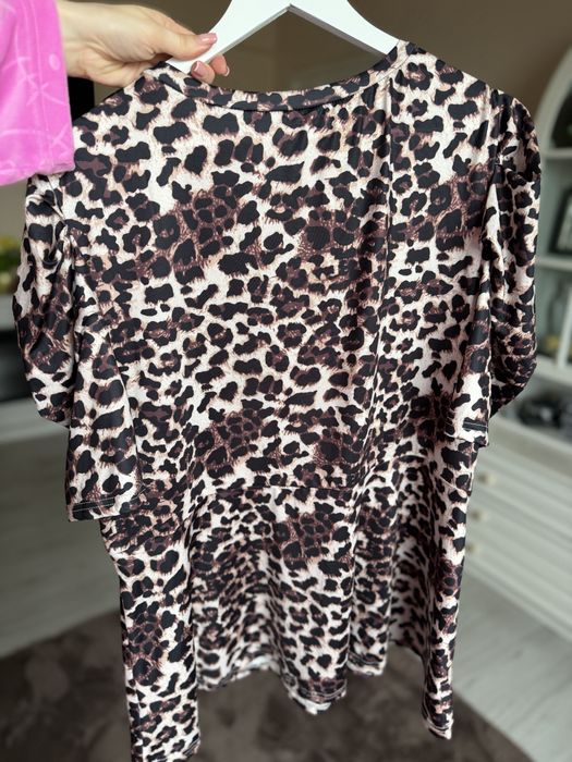 Tricou 4XL animal print/ nou