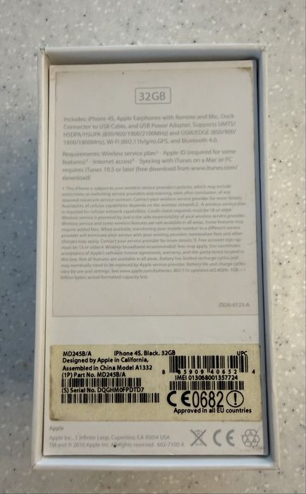 Iphone 4s  32 Gb (Aplle ID заблокирован)