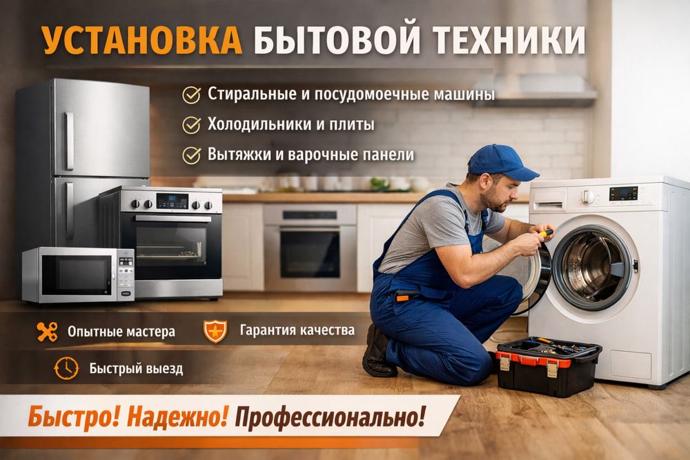 Установка крупной бытовой техники