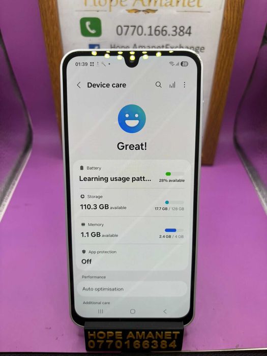 HOPE AMANET P2-Samsung a16 alb 128 GB/4 RAM