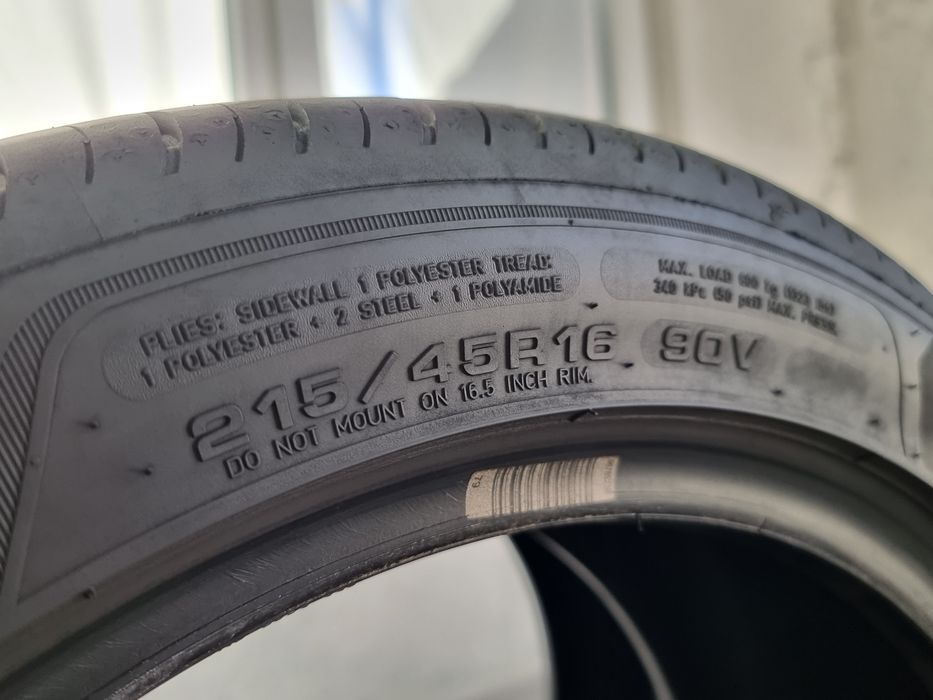 215/45/16 Goodyear 2Броя: 140лв 7.7мм