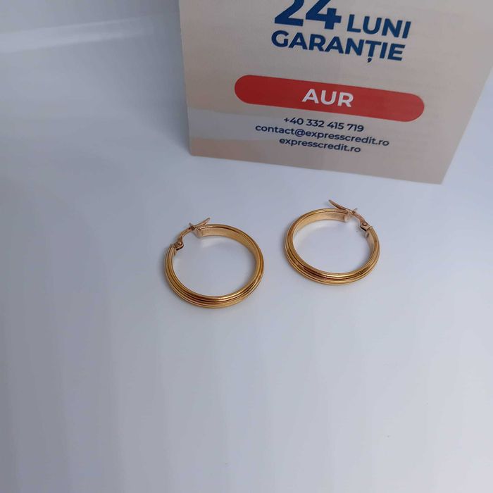 Cercei Aur 18K 2.16g (Ag4 Dacia B.51893.1) Garantie 2 ani