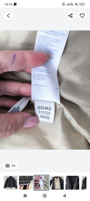 Geaca puf și pene Tommy Hilfiger 40