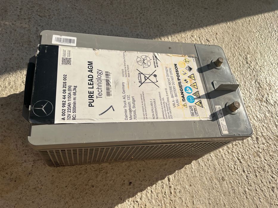 Baterii acumulator 12v, 80ah / 220ah mașina camion Mercedes Halfords