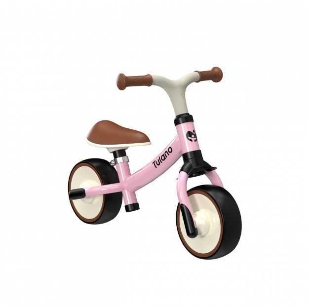 Bicicleta fara pedale pentru copii Tulano Scout 15, ajustabila, Roz