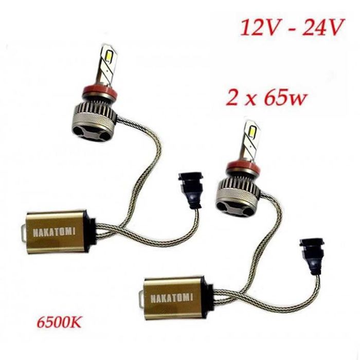 Nakamoto/Nakatomi H11/H8 H9 Диодна LED система CANBUS,12-24V,65W,6500К