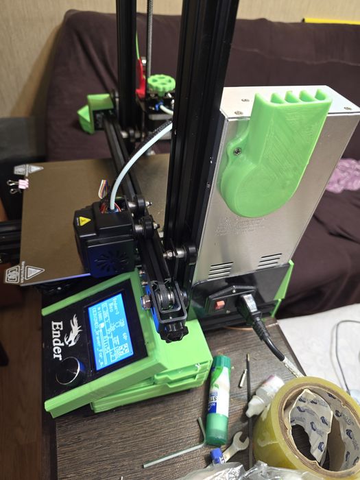 3D-принтер Creality Ender 3 Neo Улучшенный,  настроен.