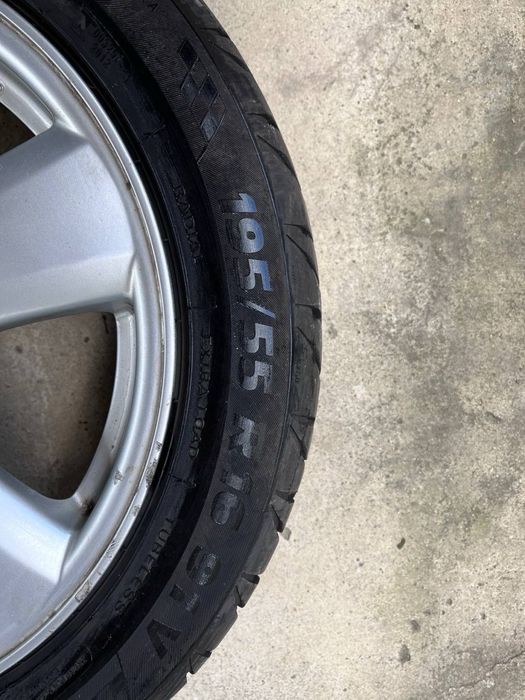 Set 4 roți Peugeot 16” 6.5J + anvelope Tigar 195/55 R16 | DOT 2019