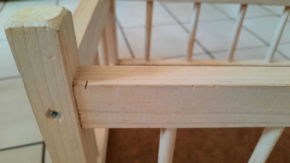 Креватче за кукли ръчна изработка