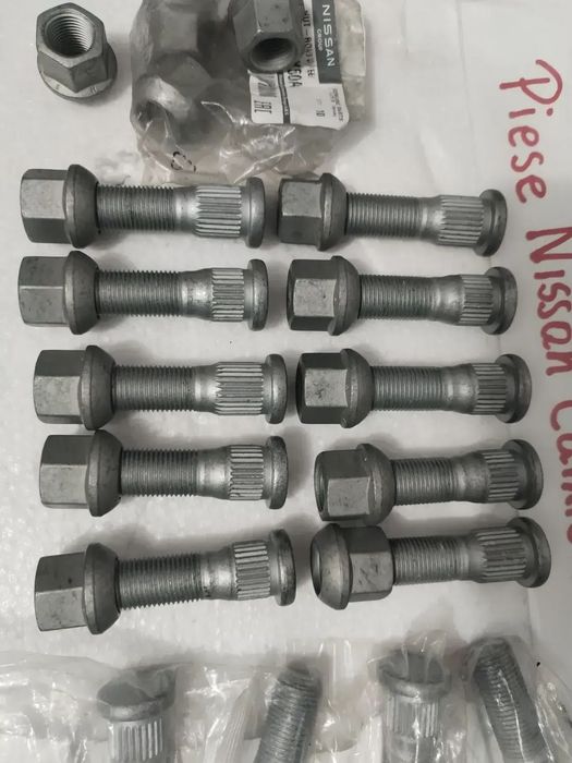 SET 10 PREZOANE+PIULITA  NISSAN CABSTAR NT400 RENAULT MAXITY TRADE PREZON JANTE JANTA PIESE 402229X50B 40222-9X50B 402229X50A 40222-9X50A 43222F3600 43222-F3600 61050490