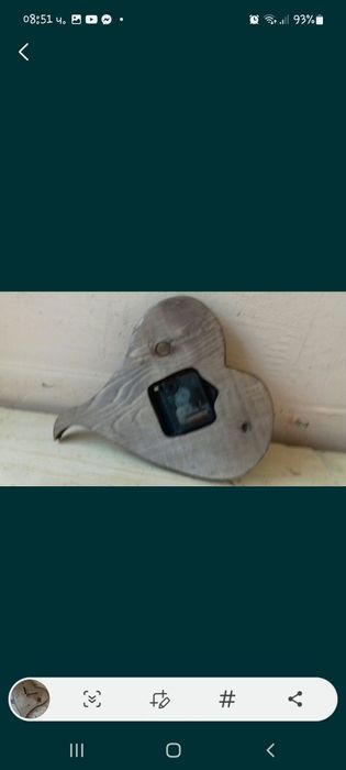 Часовник, картина,ваза от дърво