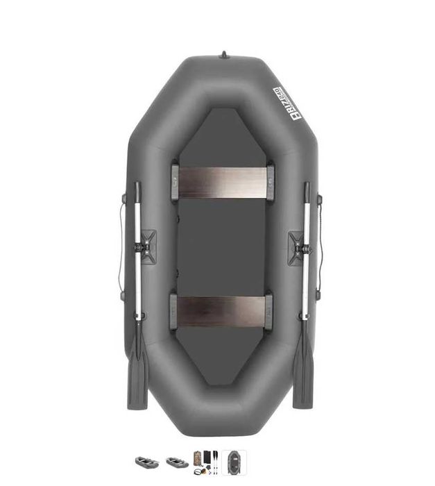 Лодка надувная. ПВХ-Бриз-240. Размер-240-123 см. Доставка бесплатно