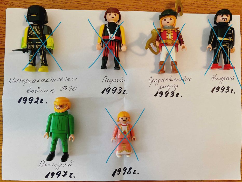 Playmobil Vintage Figures - Плеймобил винтидж фигури 1974-2012