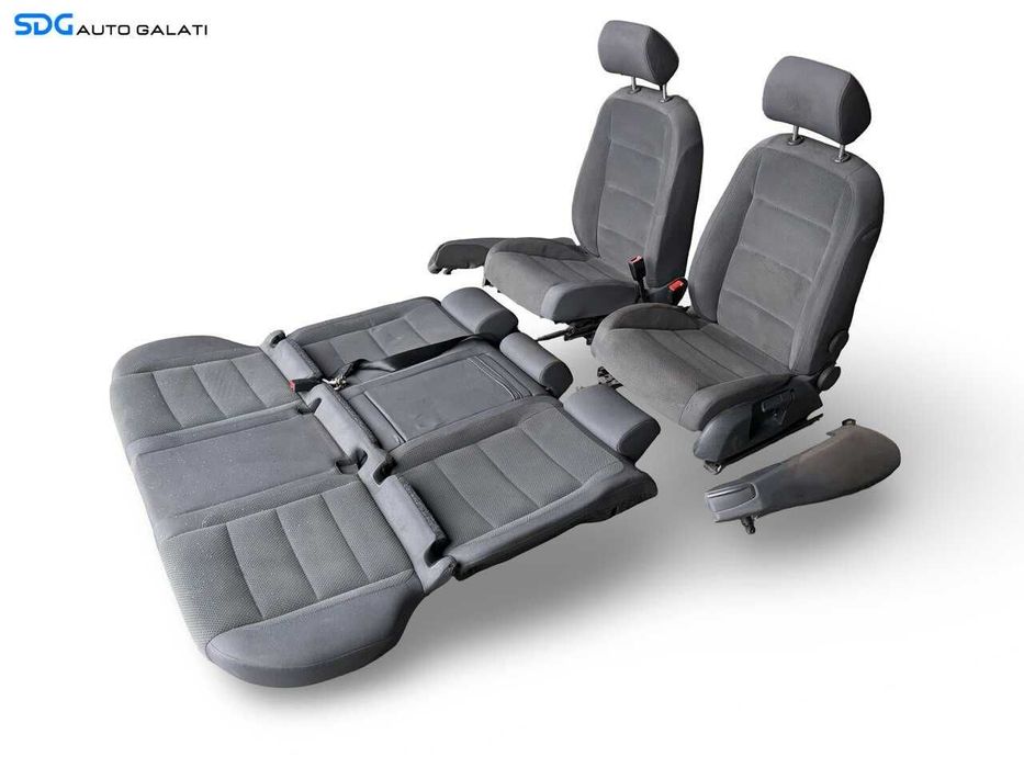 Interior Complet Textil Scaun Stanga Dreapta Bancheta cu Sezut Spatar Volkswagen Golf 5 Hatchback Scurt 2004 - 2008 [LC3327]
