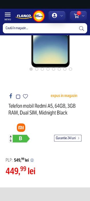 Smartphone, telefon Xiaomi REDMI A5