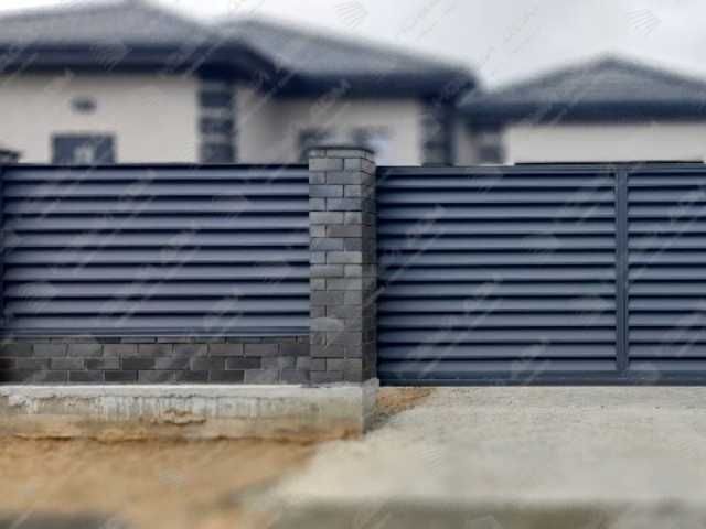 Забор жалюзи еврожалюзи