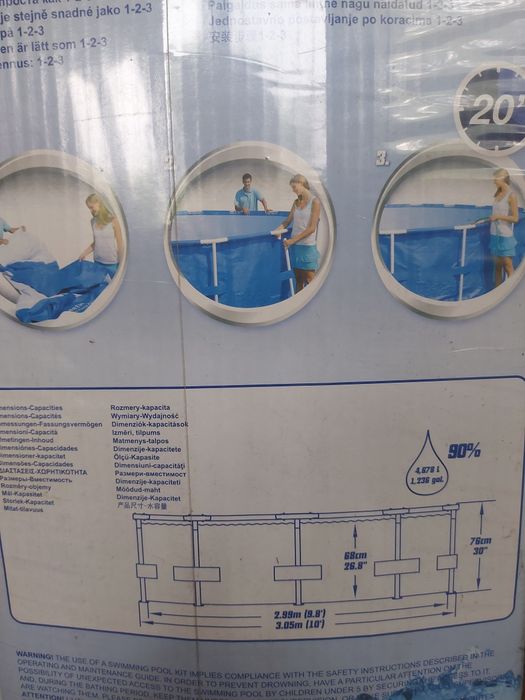 Бассейн каркасный Bestway 3.05х76