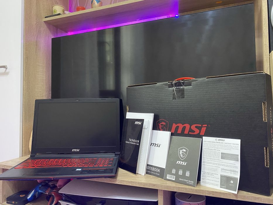 !!! ТОП ОФЕРТА !!! Лаптоп MSI GL63 8RC неразличим от нов (WINDOWS 11)