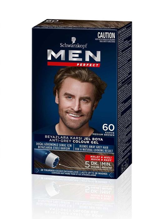 Краска для волос Schwarzkopf Men — стойкое закрашивание седины