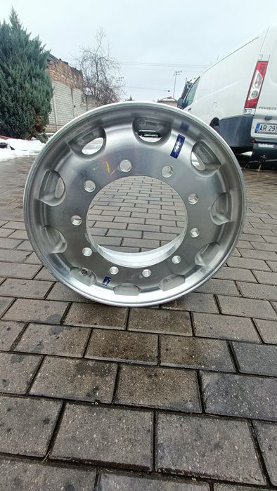 Jante aliaj noi,pentru camion,anvelope 385/22,5