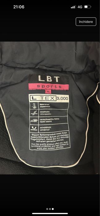 Geaca schi marimea 40