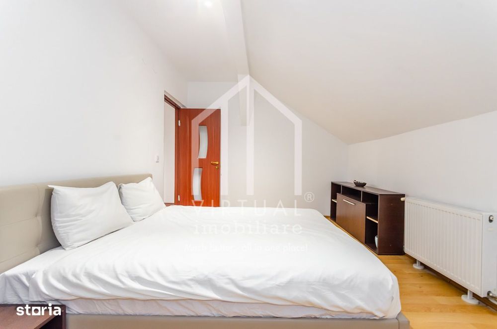Apartament cu 3 camere + balcon, mobilat - Broscarie
