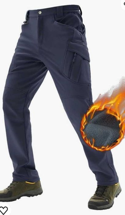 Мъжки панталони с вата ,Водонепромукаема материя  до 4ХЛ