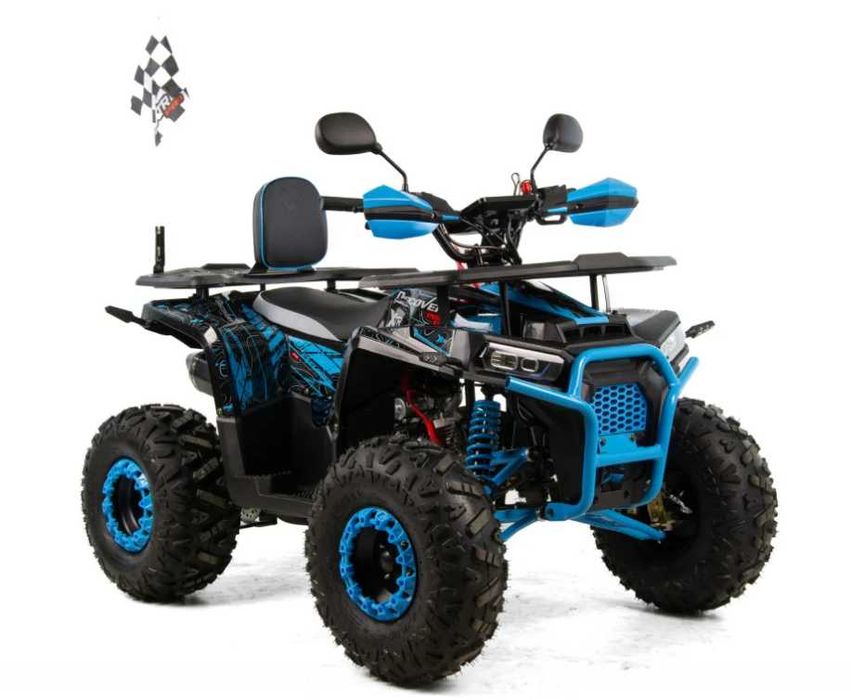 Atv copii XTR 018/8 Pro Discovery, 8' , 125cc,4t, 1+1, negru/albastru