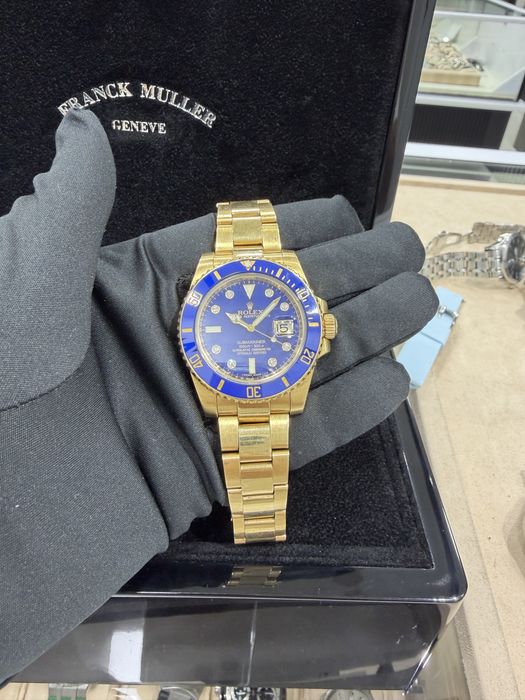 Срочно  Редкие Rolex Submariner Full gold С бриллиантами