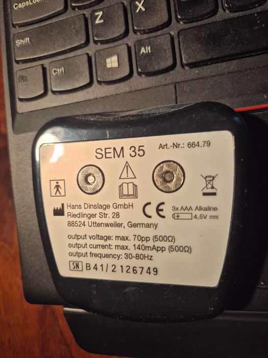 Centura slabit/ tonifiere abdomen/ electrostimulare Sanitas(Germany)